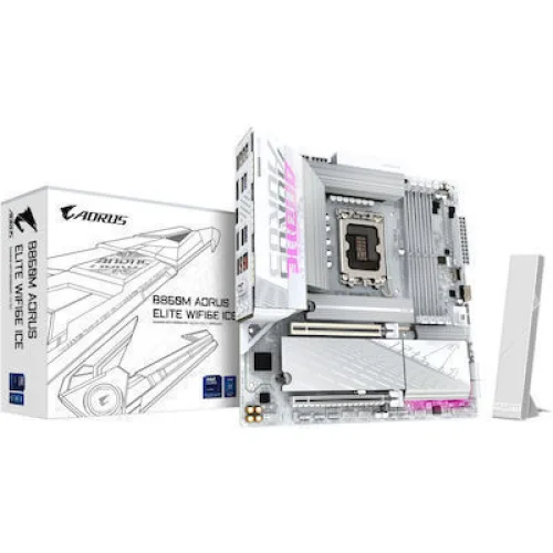 GIGABYTE MOTHERBOARD B860M AORUS ELITE WIFI6 ICE DDR5, 1851, MATX