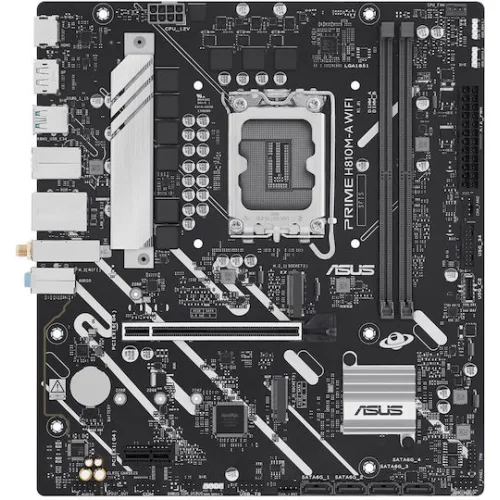 ASUS MOTHERBOARD PRIME H810M-A WIFI, DDR5, 1851, MATX