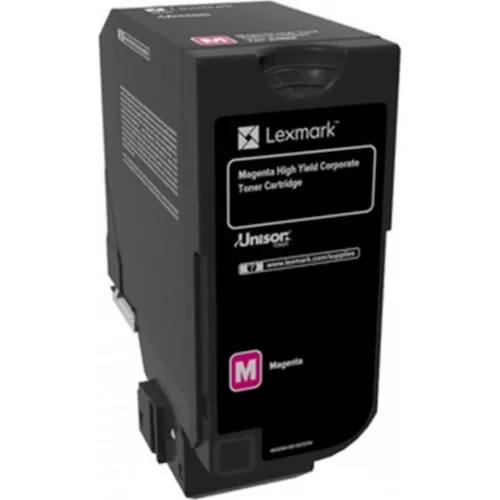 Lexmark CS725 Γνήσιο Toner Laser Εκτυπωτή Ματζέντα 12000 Σελίδων (74C2HME)