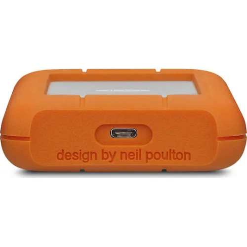 Lacie Rugged USB-C USB 3.1 / USB-C Εξωτερικός HDD 5TB 3.5" Κίτρινο