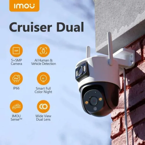 IMOU CAMERA CRUISER DUAL 6MP,WIFI,PANandTILT