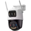 IMOU IP CAMERA CRUISER DUAL 2 10MP IPC-S7XEP-10P0W, OUTDOOR, DUAL CAMERA 5 FIXED & 5 MOTORIZED ROTATED PTZ, H.265/H.264, 8X DIGITAL ZOOM, IR 30M, WIFI, ETHERNET, MICRO SD, MIC&SPEAKER, 2-WAY TALK, BUILT IN SIREN &SPOTLIGHT, DC12V1A, 3YW.