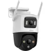 IMOU IP CAMERA CRUISER DUAL 2 10MP IPC-S7XEP-10P0W, OUTDOOR, DUAL CAMERA 5 FIXED & 5 MOTORIZED ROTATED PTZ, H.265/H.264, 8X DIGITAL ZOOM, IR 30M, WIFI, ETHERNET, MICRO SD, MIC&SPEAKER, 2-WAY TALK, BUILT IN SIREN &SPOTLIGHT, DC12V1A, 3YW.