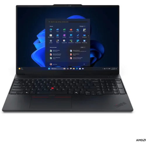 LENOVO Laptop ThinkPad E16 G3 16'' WUXGA IPS/Ultra5-225U/16GB/512GB SSD/Intel Graphics/Win 11 Pro/3Y NBD/Black