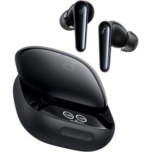 Soundcore by Anker Liberty 4 Pro In-ear Bluetooth Handsfree Ακουστικά με Αντοχή στον Ιδρώτα και Θήκη Φόρτισης Μαύρα