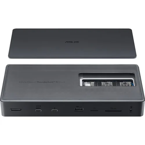 Asus Master DC510 Thunderbolt 5 Docking Station με 4K PD Ethernet και σύνδεση 3 Οθονών Μαύρο