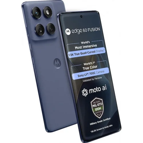 Motorola Edge 60 Fusion 5G Dual SIM (12/256GB) Μπλε