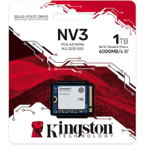 Kingston NV3 SSD 1TB M.2 NVMe PCI Express 4.0