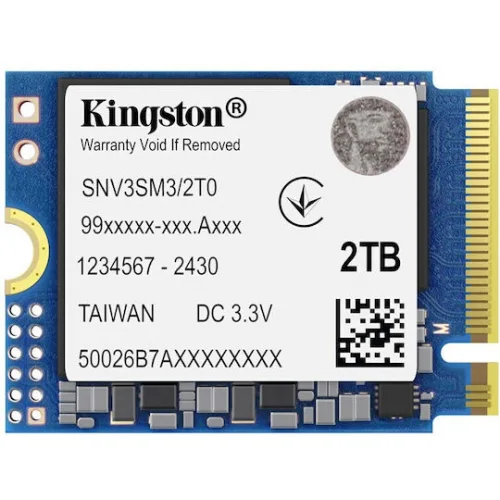 Kingston NV3 SSD 2TB M.2 NVMe PCI Express 4.0
