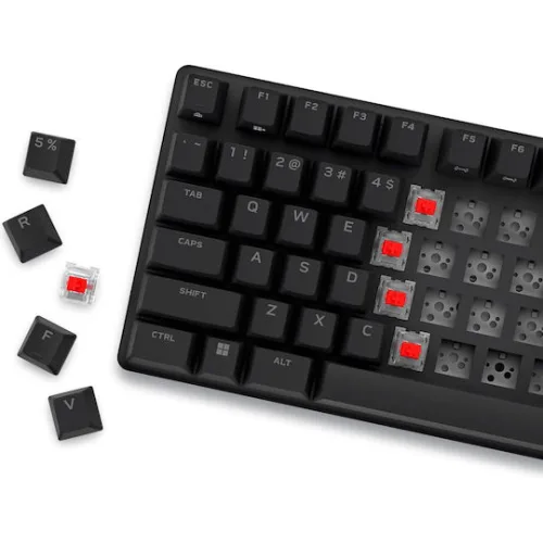Dell Alienware Pro Ασύρματο Gaming Μηχανικό Πληκτρολόγιο 75% με Custom διακόπτες και RGB φωτισμό (Αγγλικό US) Dark Side of the Moon