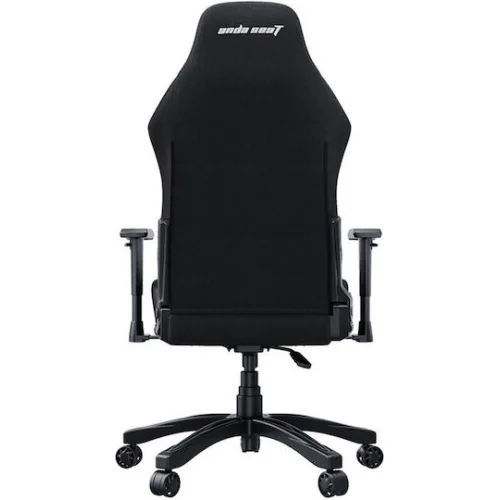 Anda Seat Luna Large Υφασμάτινη Καρέκλα Gaming με Ρυθμιζόμενα Μπράτσα Μαύρη