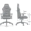 Anda Seat Luna Large Υφασμάτινη Καρέκλα Gaming με Ρυθμιζόμενα Μπράτσα Μαύρη