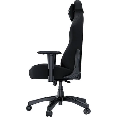 Anda Seat Luna Large Υφασμάτινη Καρέκλα Gaming με Ρυθμιζόμενα Μπράτσα Μαύρη