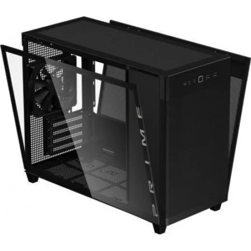 Asus Prime AP201 TG Gaming Micro Tower Κουτί Υπολογιστή με Πλαϊνό Παράθυρο Black
