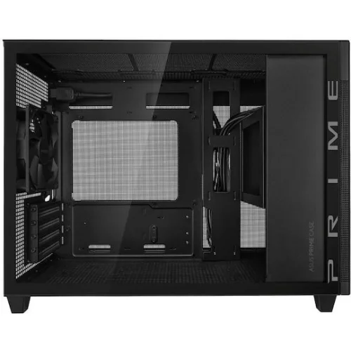 Asus Prime AP201 TG Gaming Micro Tower Κουτί Υπολογιστή με Πλαϊνό Παράθυρο Black