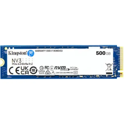 Kingston Nv3 SSD 500GB M.2 NVMe PCI Express 4.0