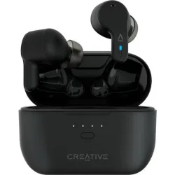 Creative Zen Air Pro In-ear Bluetooth Handsfree Ακουστικά με Αντοχή στον Ιδρώτα και Θήκη Φόρτισης Μαύρα