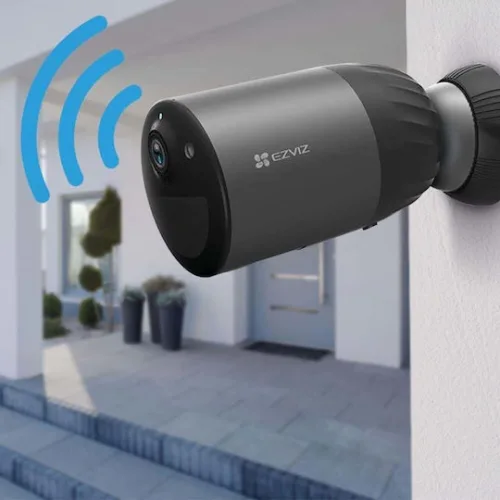 Ezviz BC1C 4K & Solar Panel F Kit IP Κάμερα Παρακολούθησης 4K Αδιάβροχη Μπαταρίας με Αμφίδρομη Επικοινωνία