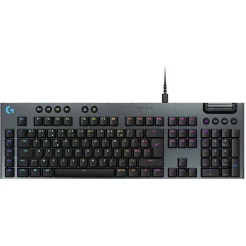 Logitech G915 X Gaming Μηχανικό Πληκτρολόγιο με GL Tactile διακόπτες και RGB φωτισμό (Αγγλικό US)