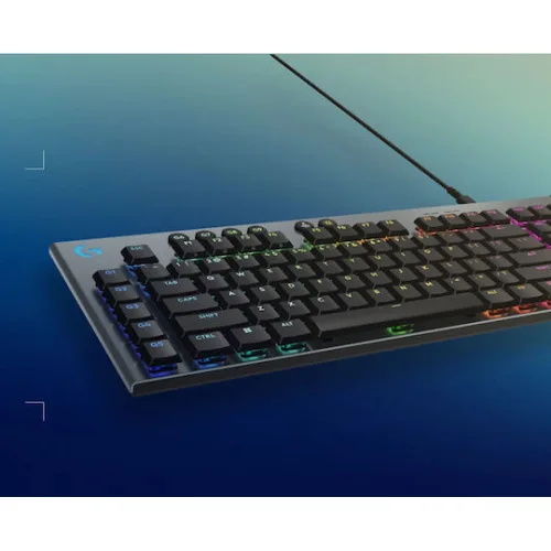 Logitech G915 X Gaming Μηχανικό Πληκτρολόγιο με GL Tactile διακόπτες και RGB φωτισμό (Αγγλικό US)