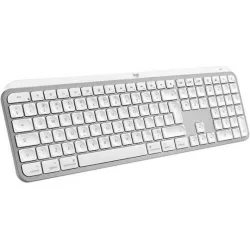 Logitech MX Keys S Ασύρματο Bluetooth Πληκτρολόγιο International English Pale Grey