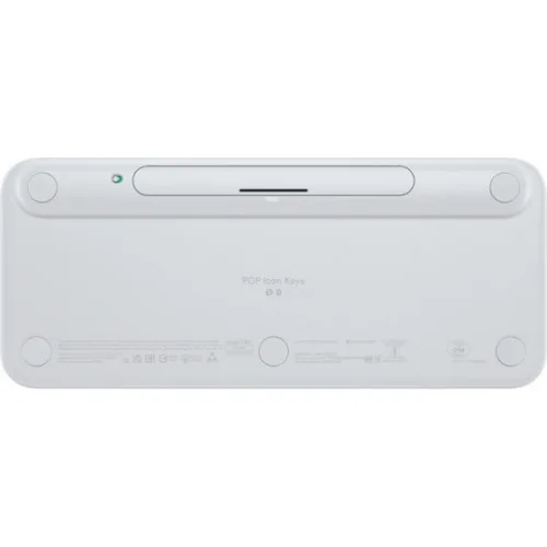 Logitech Pop Icon Ασύρματο Bluetooth Πληκτρολόγιο Αγγλικό US Λευκό