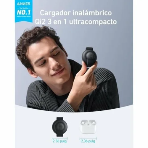 Anker Ασύρματος Φορτιστής Qi2 15W Μαύρος (MagGo)