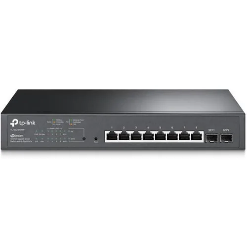 TP-LINK TL-SG2210MP v4 Managed L2 PoE+ Switch με 8 Θύρες Ethernet και 2 SFP Θύρες