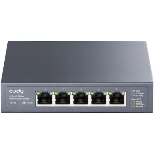 CUDY Switch HS105 5-Port 2.5G Unmanaged