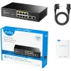 Cudy GS1010P Unmanaged L2 PoE+ Switch με 8 Θύρες Ethernet