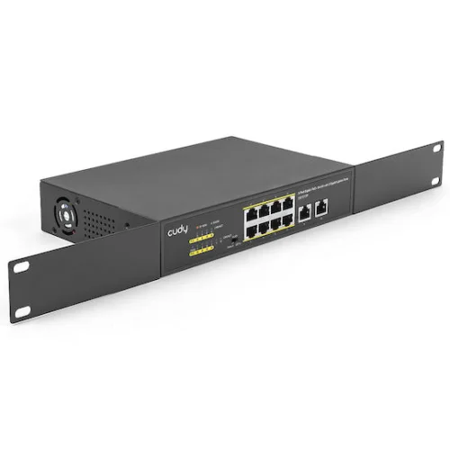 Cudy GS1010P Unmanaged L2 PoE+ Switch με 8 Θύρες Ethernet