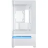Asus Prime AP202 Gaming Mini Tower Κουτί Υπολογιστή με Πλαϊνό Παράθυρο και ARGB Φωτισμό Λευκό