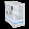 Asus Prime AP202 Gaming Mini Tower Κουτί Υπολογιστή με Πλαϊνό Παράθυρο και ARGB Φωτισμό Λευκό