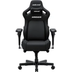 Anda Seat Kaiser-4 V2 XL Υφασμάτινη Καρέκλα Gaming με Ρυθμιζόμενα Μπράτσα Μαύρη