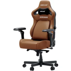 Anda Seat Kaiser-4 V2 XL Καρέκλα Gaming Δερματίνης με Ρυθμιζόμενα Μπράτσα Καφέ