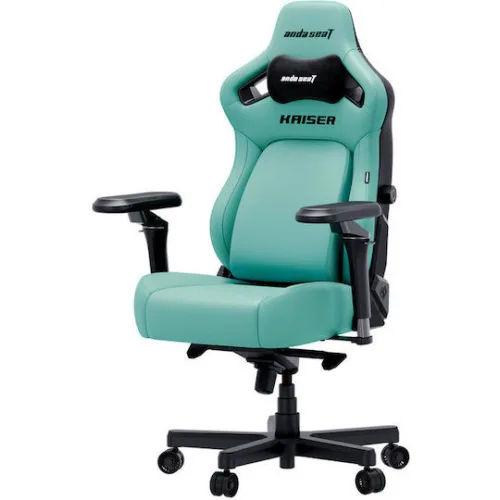 Anda Seat Kaiser-4 V2 XL Καρέκλα Gaming Δερματίνης με Ρυθμιζόμενα Μπράτσα Πράσινη