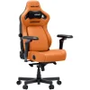 Anda Seat Kaiser-4 V2 XL Καρέκλα Gaming Δερματίνης με Ρυθμιζόμενα Μπράτσα Πορτοκαλί