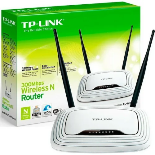 TP-LINK TL-WR841N v14 Ασύρματο Router Wi‑Fi 4 με 4 Θύρες Ethernet