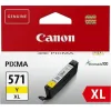 Canon CLI-571XL Γνήσιο Μελάνι Εκτυπωτή InkJet Κίτρινο (0334C001)