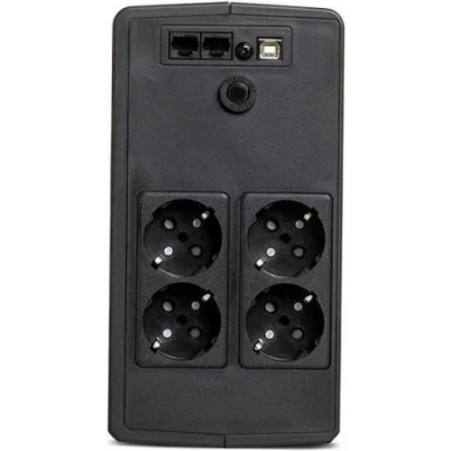 Tescom Leo Plus LCD 2000AP UPS Line-Interactive 2000VA 1200W με 4 Schuko Πρίζες