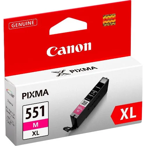 Canon CLI-551XL Γνήσιο Μελάνι Εκτυπωτή InkJet Ματζέντα (6445B001)
