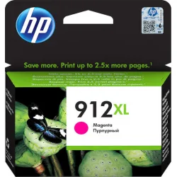 HP 912XL Γνήσιο Μελάνι Εκτυπωτή InkJet Ματζέντα (3YL82AE)
