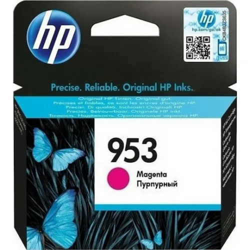 HP 953 Γνήσιο Μελάνι Εκτυπωτή InkJet Ματζέντα (F6U13AE)