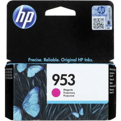HP 953 Γνήσιο Μελάνι Εκτυπωτή InkJet Ματζέντα (F6U13AE)