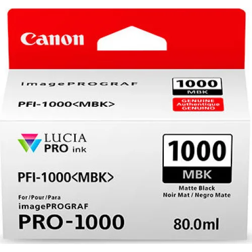 Canon PFI-1000 Γνήσιο Μελάνι Εκτυπωτή InkJet Μαύρο (0545C001)