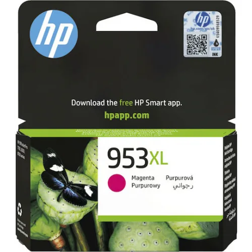 HP 953XL Γνήσιο Μελάνι Εκτυπωτή InkJet Ματζέντα (F6U17AE)