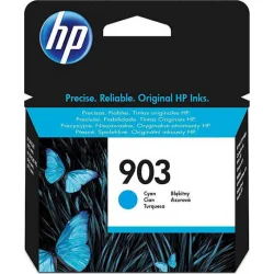 HP 903 Γνήσιο Μελάνι Εκτυπωτή InkJet Κυανό (T6L87AE)