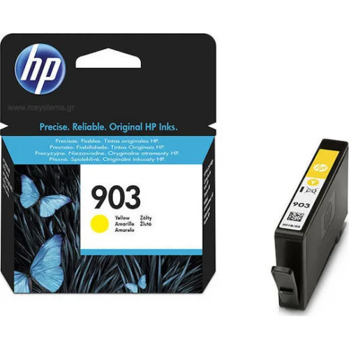 HP 903 Γνήσιο Μελάνι Εκτυπωτή InkJet Κίτρινο (T6L95AE)