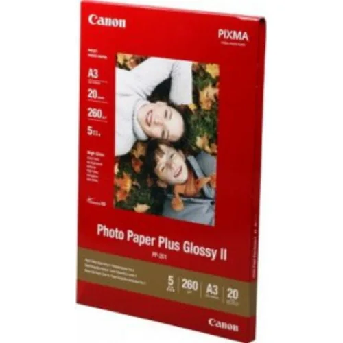 Canon PP-201 Φωτογραφικό Χαρτί Plus ΙΙ A3 275gr/m² για Εκτυπωτές Inkjet 20 Φύλλα