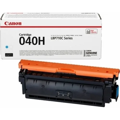 Canon 040H Γνήσιο Toner Laser Εκτυπωτή Κυανό High Capacity 10000 Σελίδων (0459C001)